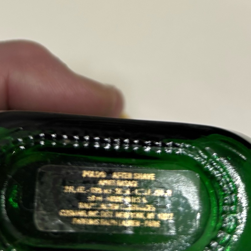 Vintage 1978 Ralph Lauren POLO Green Bottle After shave USA EMPTY - Picture 6 of 7